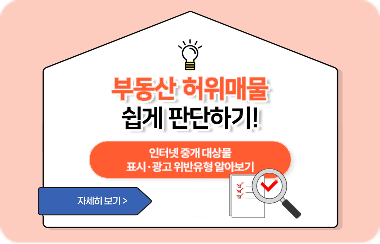 부동산 허위매물 쉽게 판단하기! 인터넷 중개대상물표시·광고 위반유형 알아보기 자세히 보기